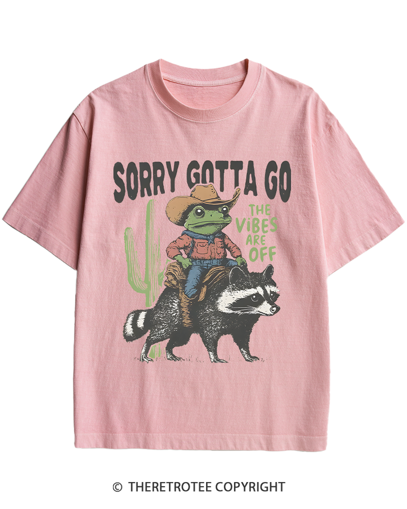 TheRetroTee 1890s Style Cowboy Frog Riding Raccoon Heavy Cotton T-Shirt