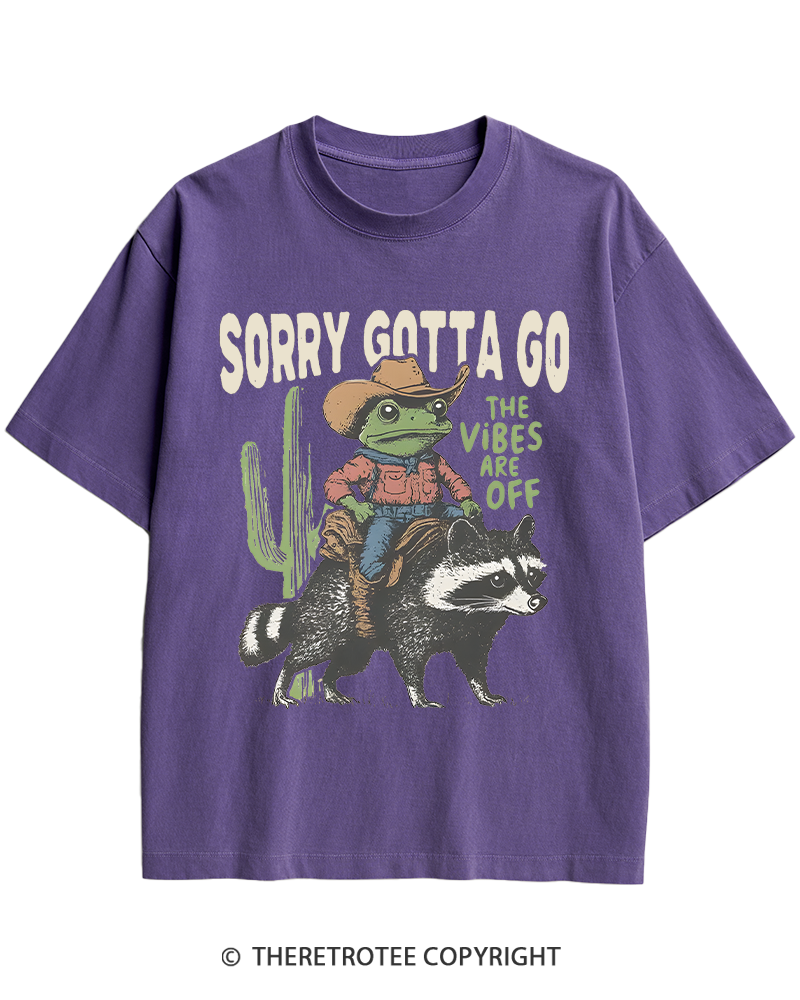 TheRetroTee 1890s Style Cowboy Frog Riding Raccoon Heavy Cotton T-Shirt