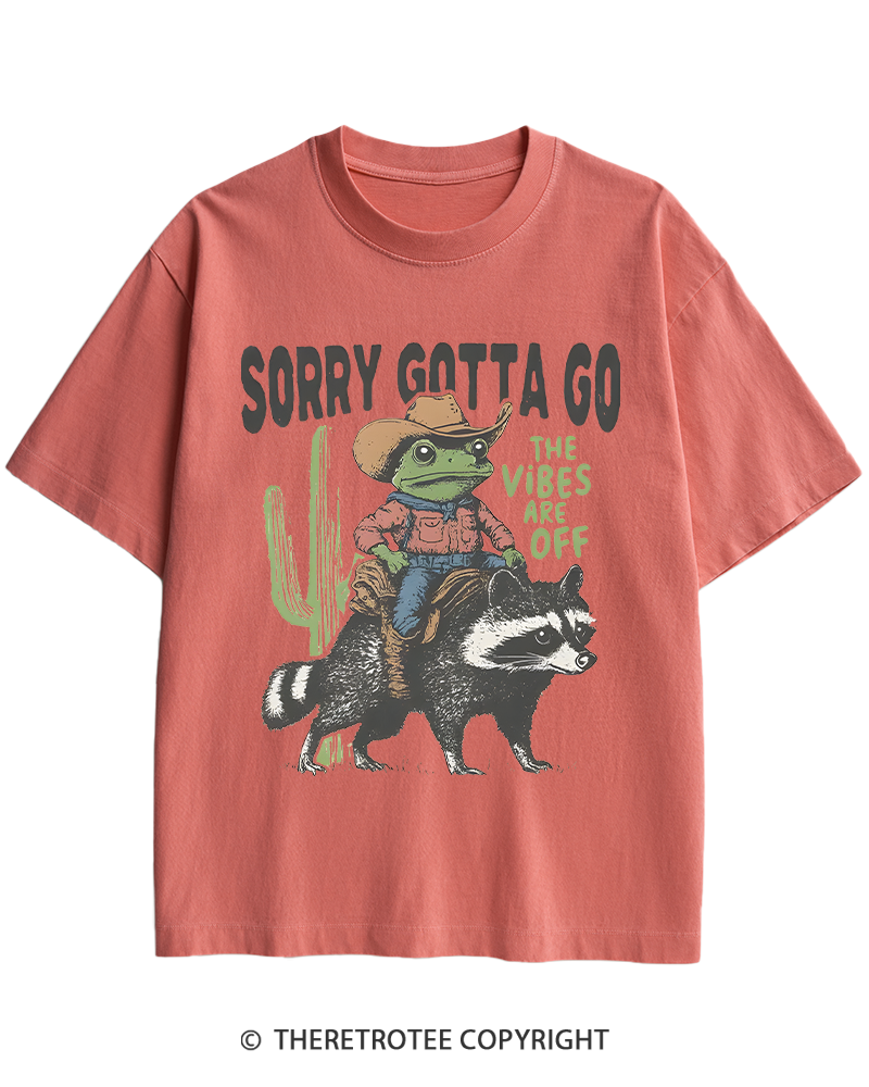 TheRetroTee 1890s Style Cowboy Frog Riding Raccoon Heavy Cotton T-Shirt