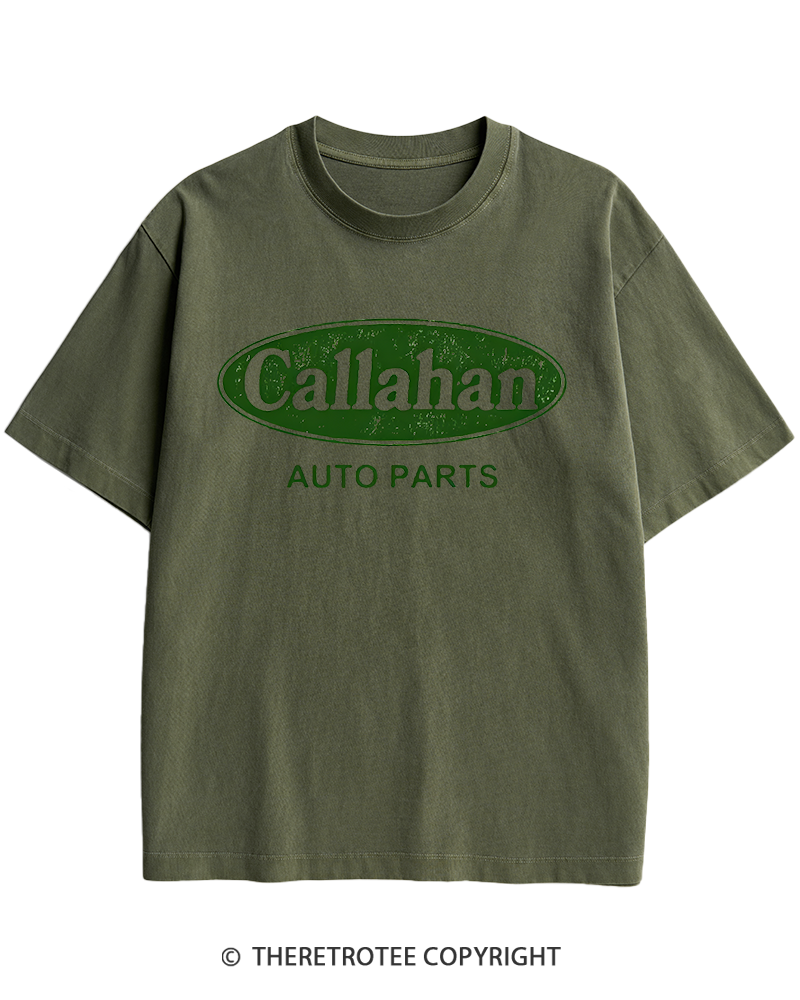TheRetroTee Auto Parts 1990s Heavy Cotton T-Shirt