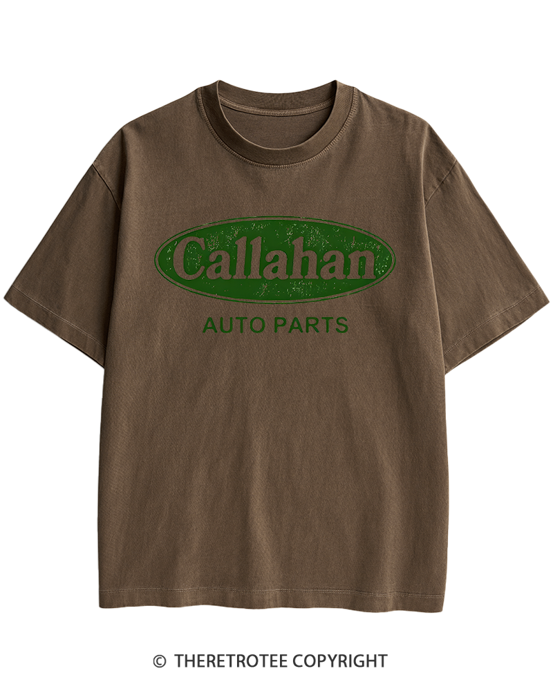 TheRetroTee Auto Parts 1990s Heavy Cotton T-Shirt