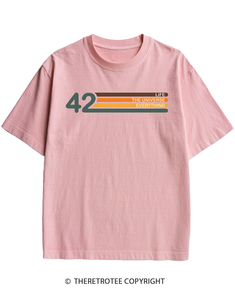 TheRetroTee The Meaning of Life Heavy Cotton T-Shirt