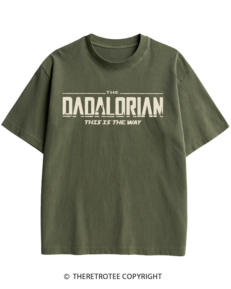 TheRetroTee The Dadalorian 1990s Heavy Cotton T-Shirt