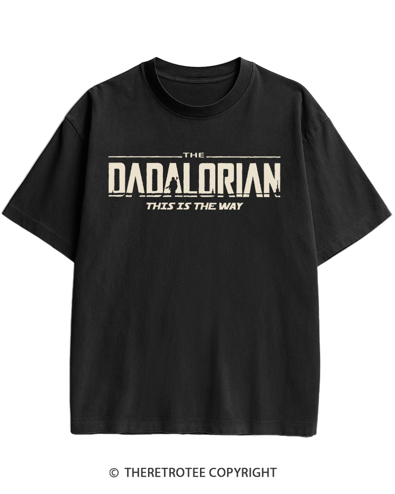 TheRetroTee The Dadalorian 1990s Heavy Cotton T-Shirt