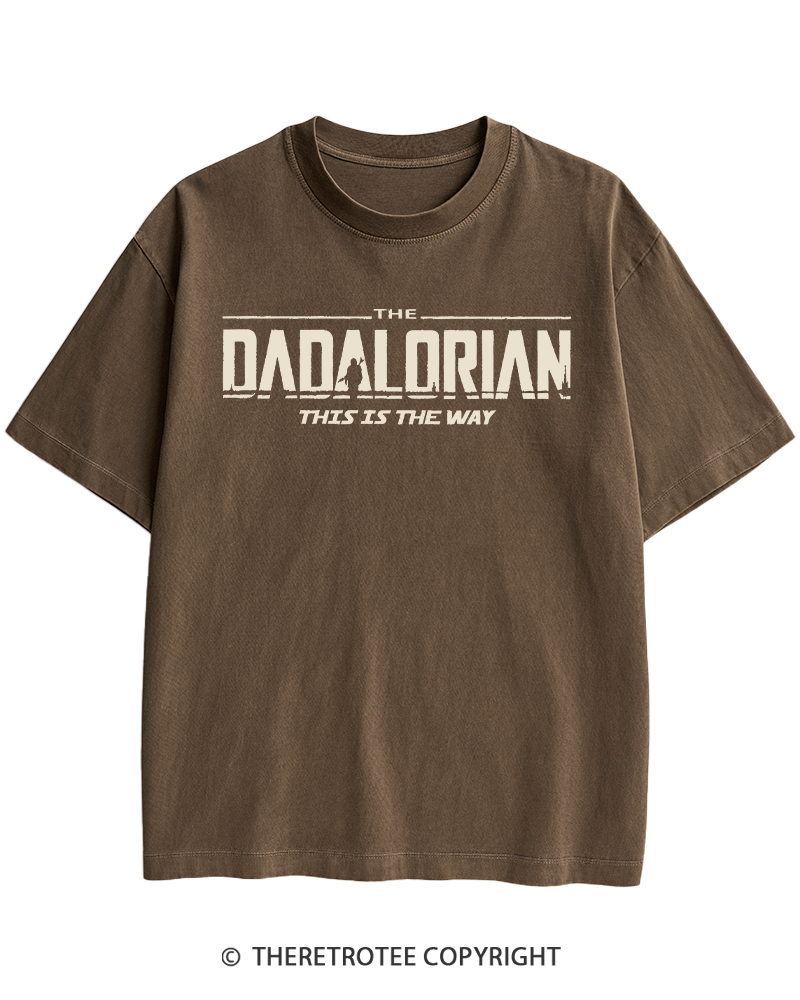 TheRetroTee The Dadalorian 1990s Heavy Cotton T-Shirt