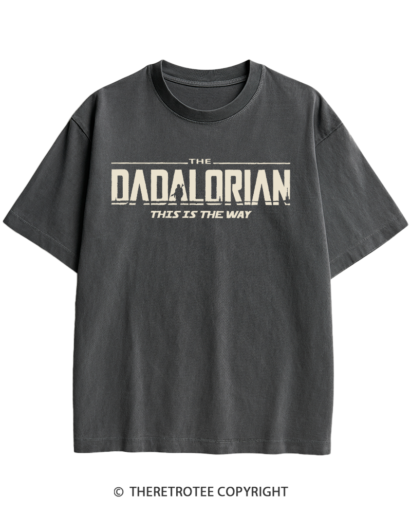 TheRetroTee The Dadalorian 1990s Heavy Cotton T-Shirt