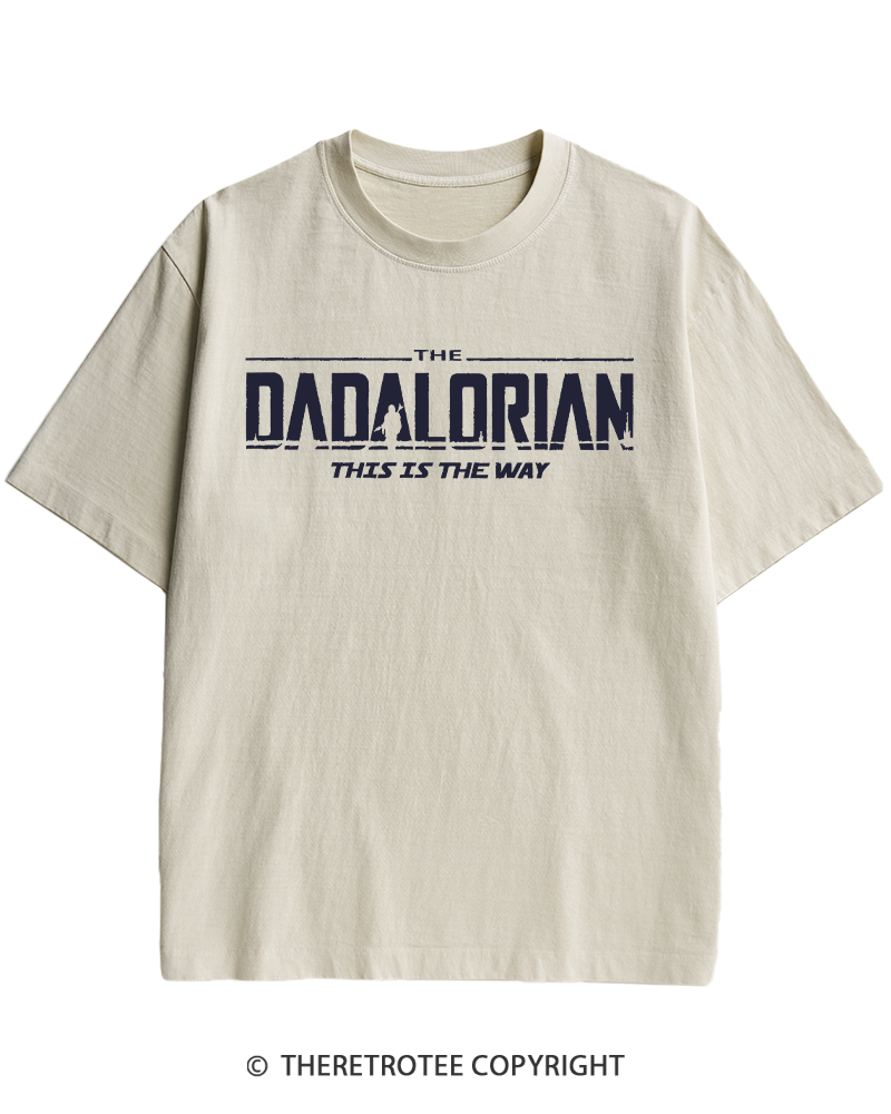 TheRetroTee The Dadalorian 1990s Heavy Cotton T-Shirt