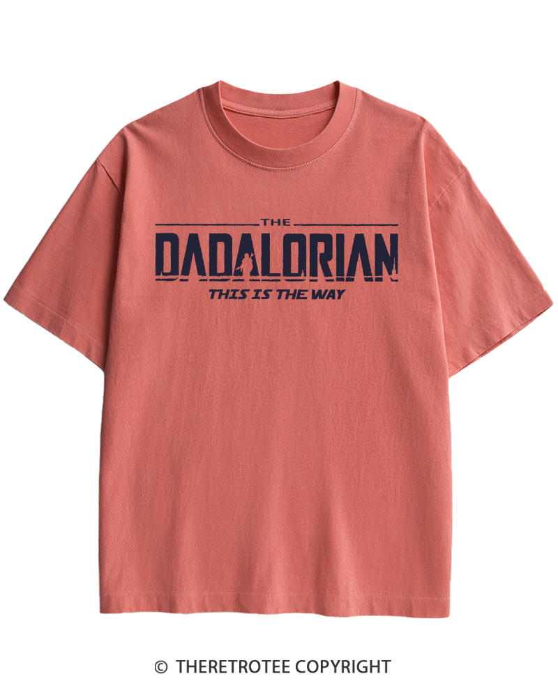 TheRetroTee The Dadalorian 1990s Heavy Cotton T-Shirt