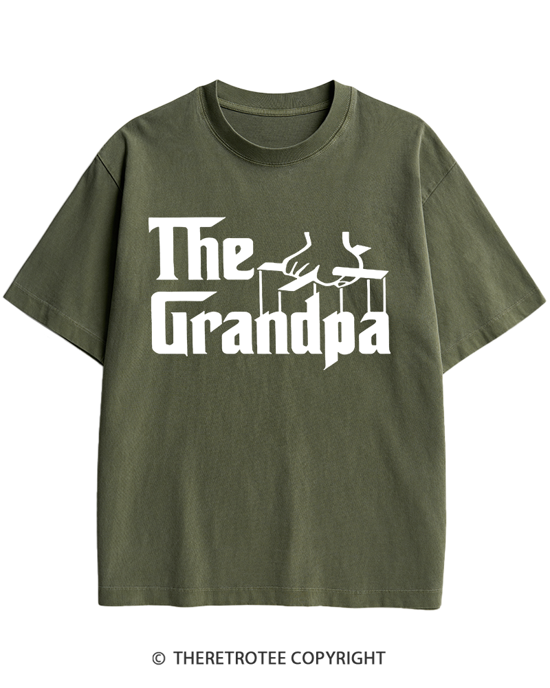 TheRetroTee The Godfather Gangster Movie Reference 1970s Heavy Cotton T-Shirt