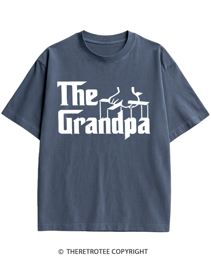 TheRetroTee The Godfather Gangster Movie Reference 1970s Heavy Cotton T-Shirt