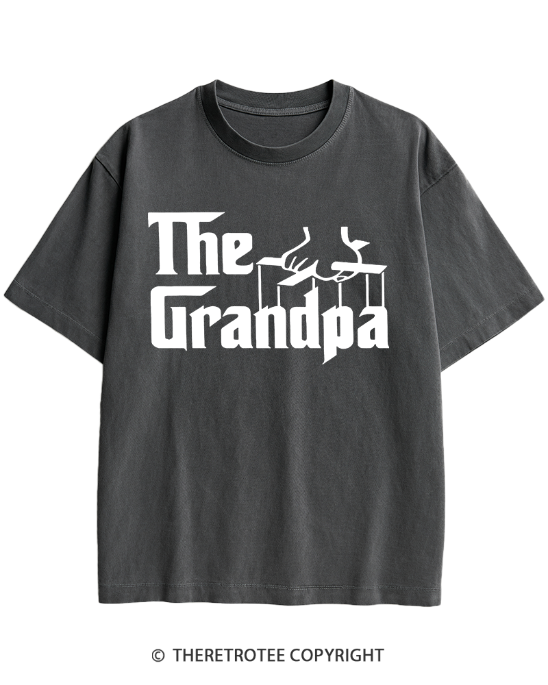 TheRetroTee The Godfather Gangster Movie Reference 1970s Heavy Cotton T-Shirt