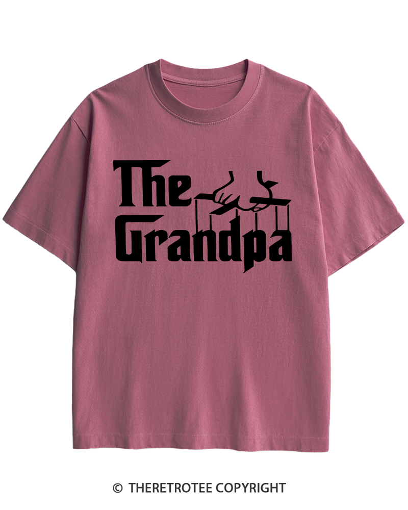 TheRetroTee The Godfather Gangster Movie Reference 1970s Heavy Cotton T-Shirt