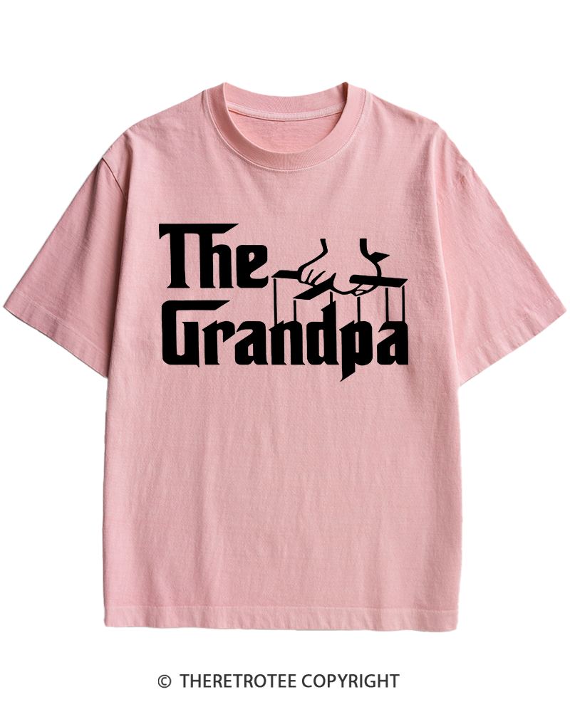 TheRetroTee The Godfather Gangster Movie Reference 1970s Heavy Cotton T-Shirt