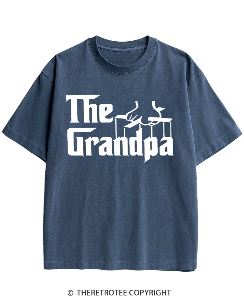 TheRetroTee The Godfather Gangster Movie Reference 1970s Heavy Cotton T-Shirt