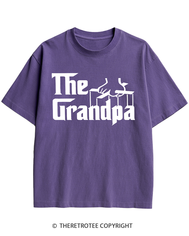 TheRetroTee The Godfather Gangster Movie Reference 1970s Heavy Cotton T-Shirt