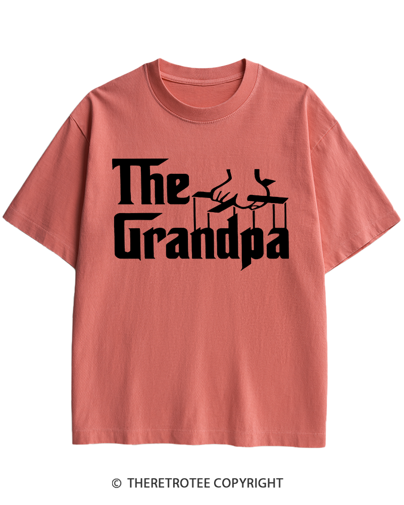 TheRetroTee The Godfather Gangster Movie Reference 1970s Heavy Cotton T-Shirt