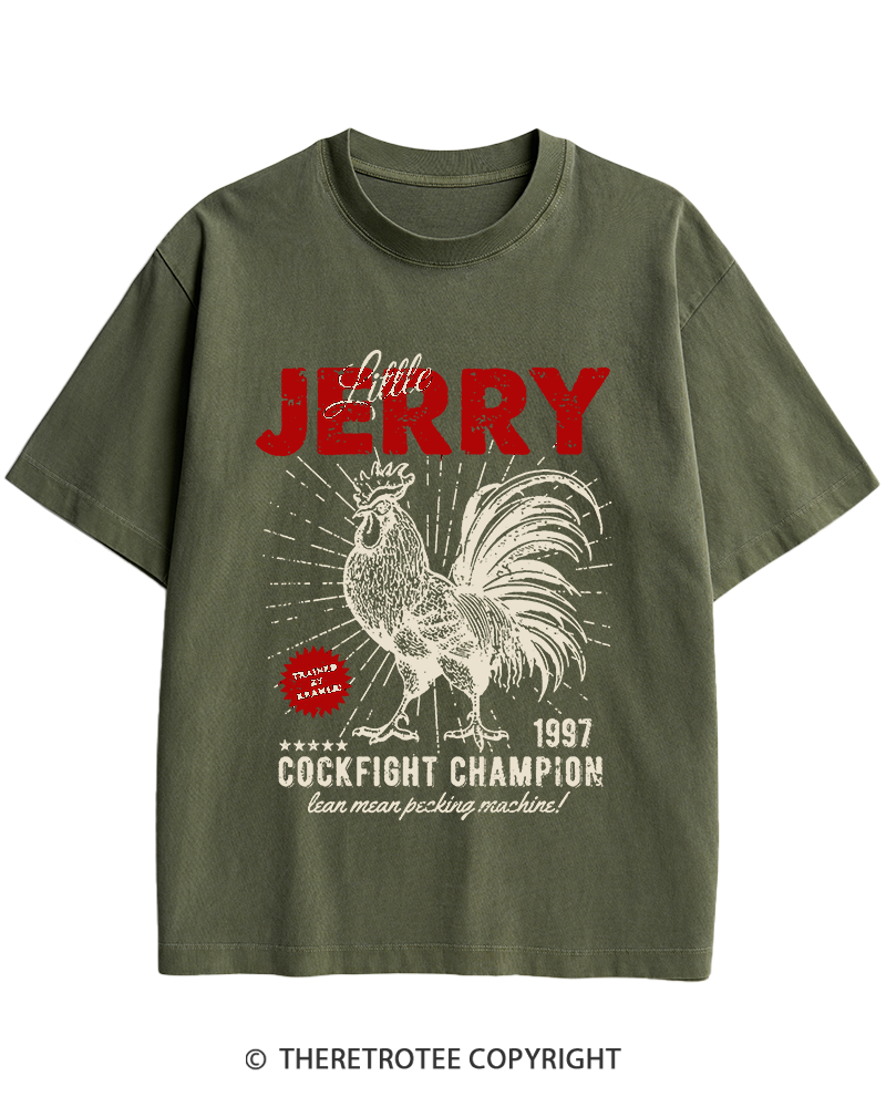 TheRetroTee Barnyard Champion 1990s Heavy Cotton T-Shirt