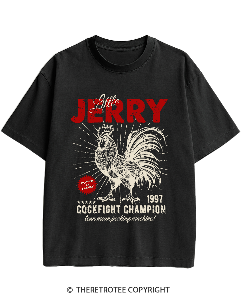 TheRetroTee Barnyard Champion 1990s Heavy Cotton T-Shirt