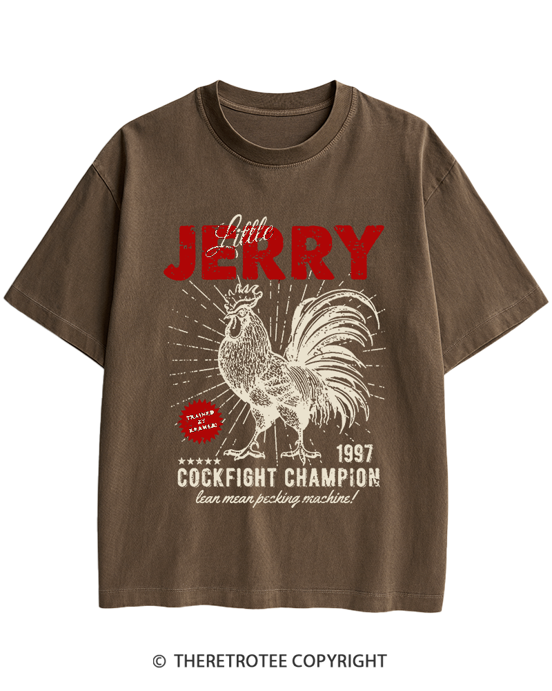 TheRetroTee Barnyard Champion 1990s Heavy Cotton T-Shirt