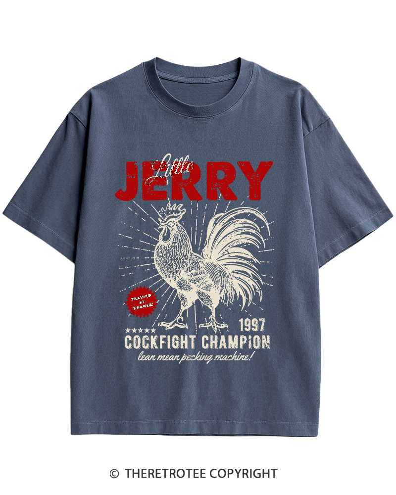TheRetroTee Barnyard Champion 1990s Heavy Cotton T-Shirt