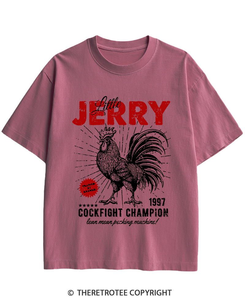 TheRetroTee Barnyard Champion 1990s Heavy Cotton T-Shirt