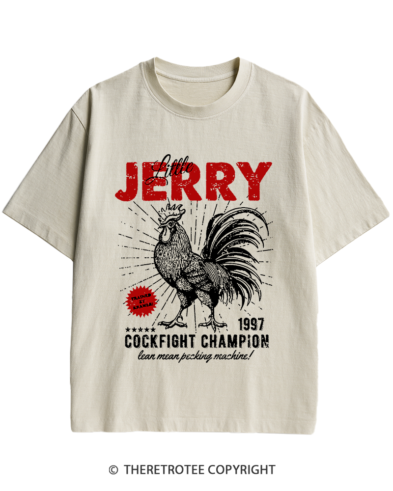 TheRetroTee Barnyard Champion 1990s Heavy Cotton T-Shirt