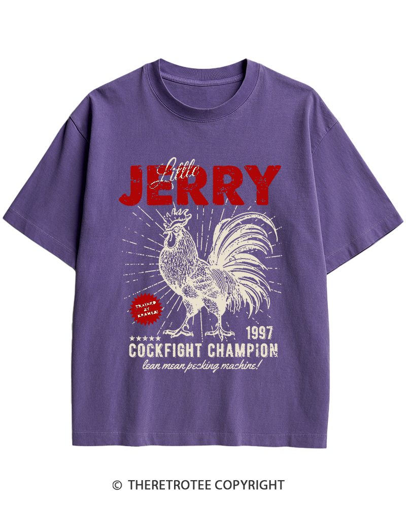 TheRetroTee Barnyard Champion 1990s Heavy Cotton T-Shirt