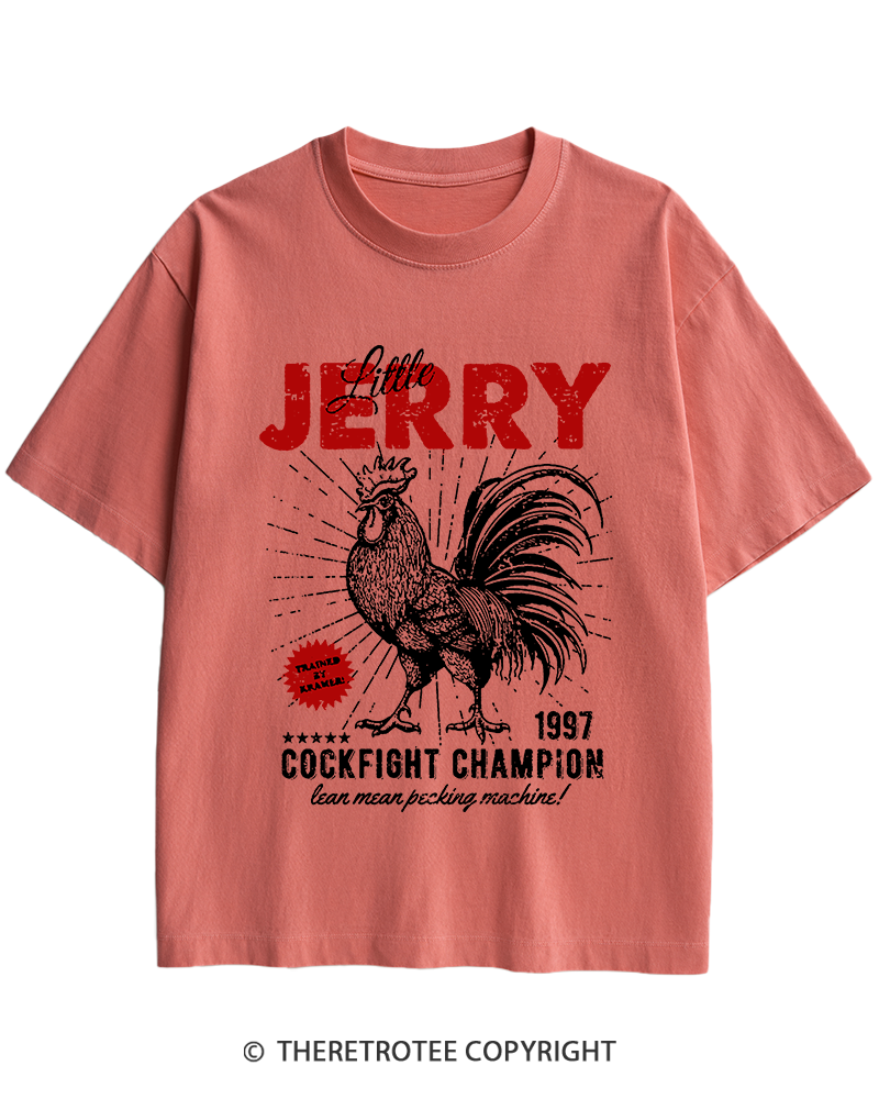 TheRetroTee Barnyard Champion 1990s Heavy Cotton T-Shirt