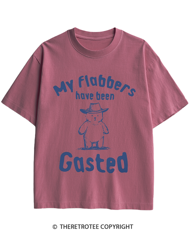 TheRetroTee My Flabbers Have Been Gasted Heavy Cotton T-Shirt