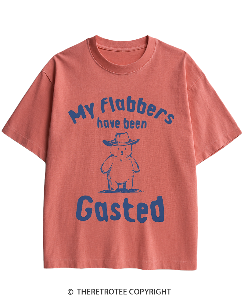TheRetroTee My Flabbers Have Been Gasted Heavy Cotton T-Shirt