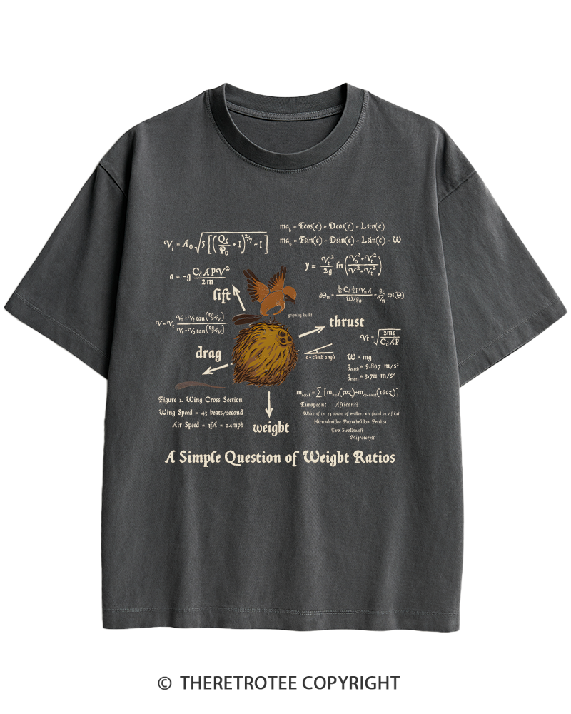 TheRetroTee A Simple Answer 1970s Heavy Cotton T-Shirt