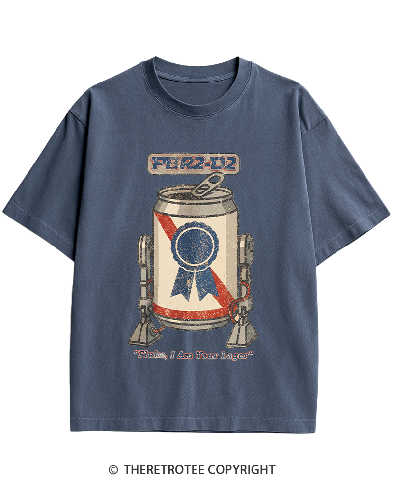 TheRetroTee I Am Your Lager 1980s Heavy Cotton T-Shirt