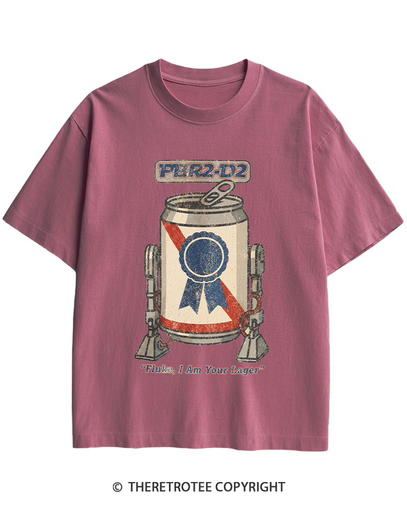 TheRetroTee I Am Your Lager 1980s Heavy Cotton T-Shirt