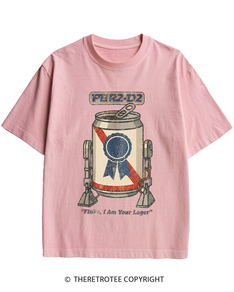 TheRetroTee I Am Your Lager 1980s Heavy Cotton T-Shirt