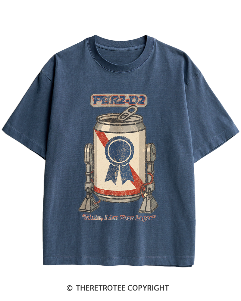 TheRetroTee I Am Your Lager 1980s Heavy Cotton T-Shirt