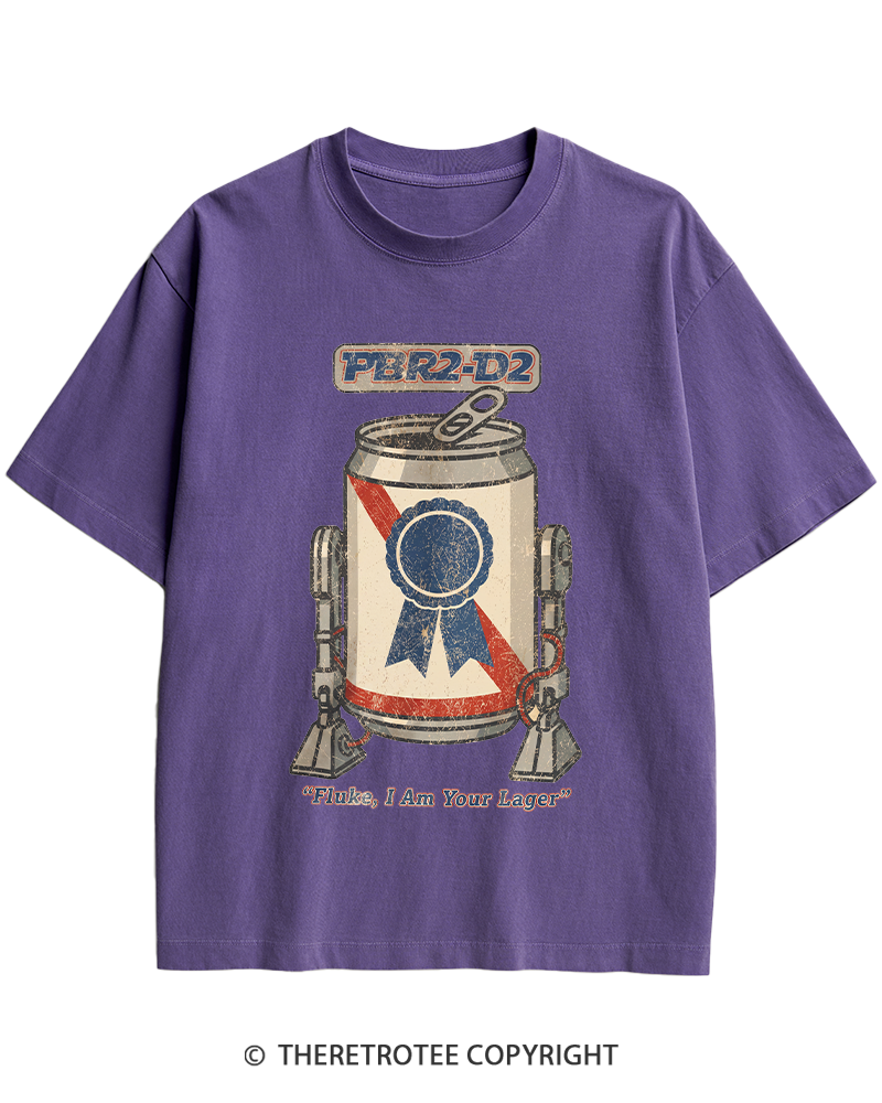 TheRetroTee I Am Your Lager 1980s Heavy Cotton T-Shirt
