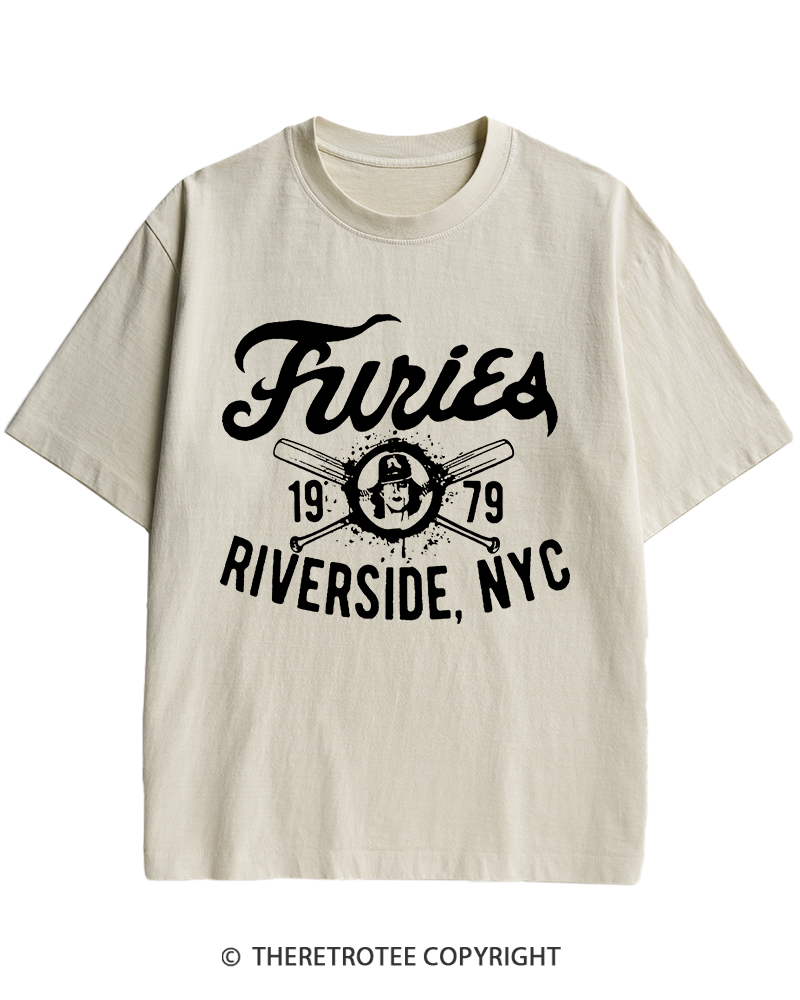 TheRetroTee Furies Riverside cult movie 1970s Heavy Cotton T-Shirt