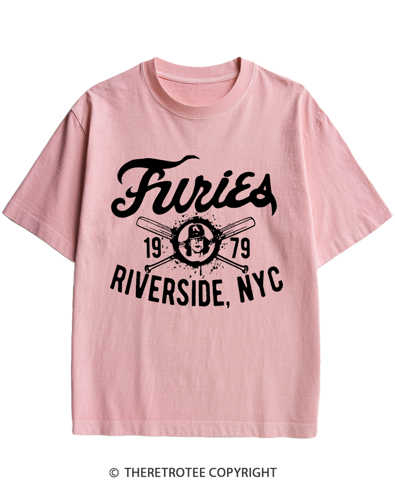 TheRetroTee Furies Riverside cult movie 1970s Heavy Cotton T-Shirt