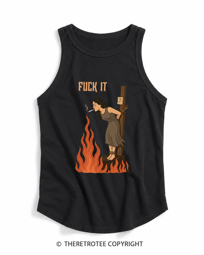 TheRetroTee Fuck It 1970s Tank Top