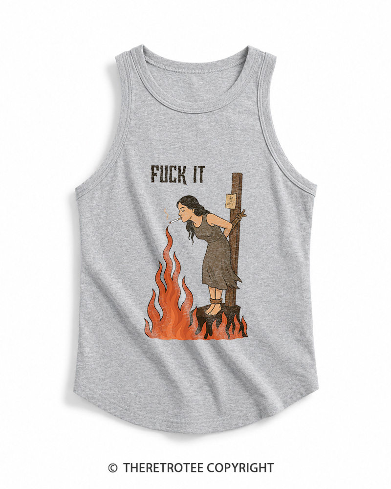 TheRetroTee Fuck It 1970s Tank Top