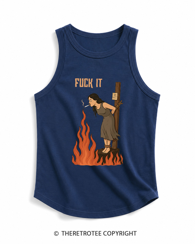 TheRetroTee Fuck It 1970s Tank Top