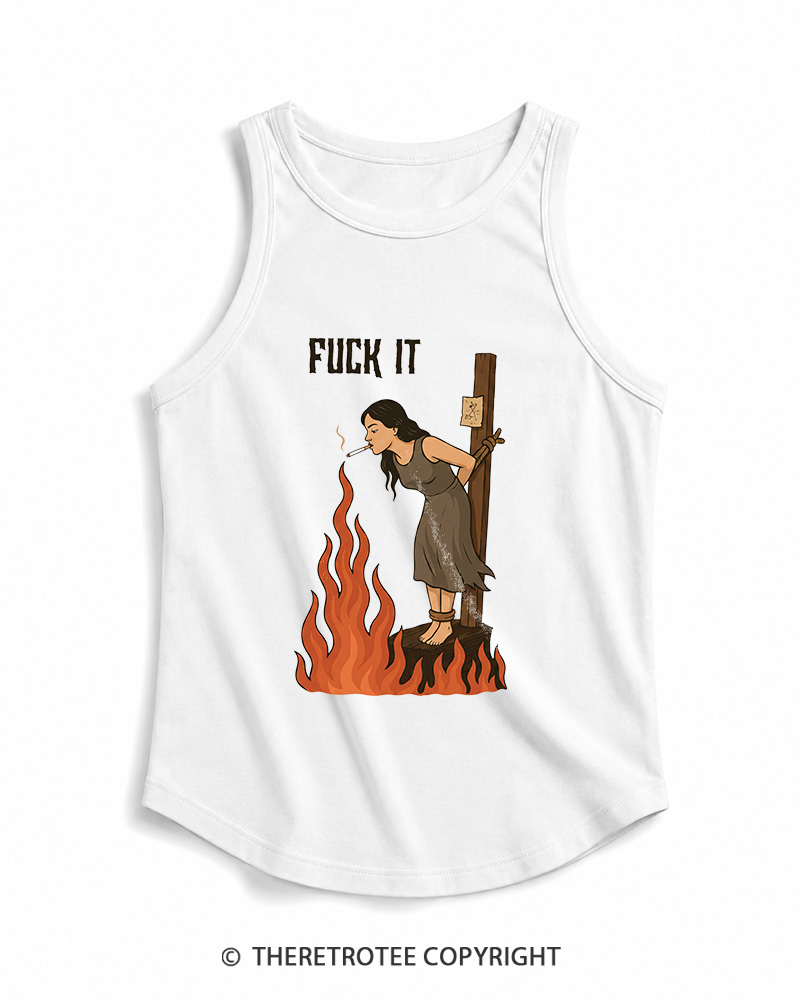 TheRetroTee Fuck It 1970s Tank Top