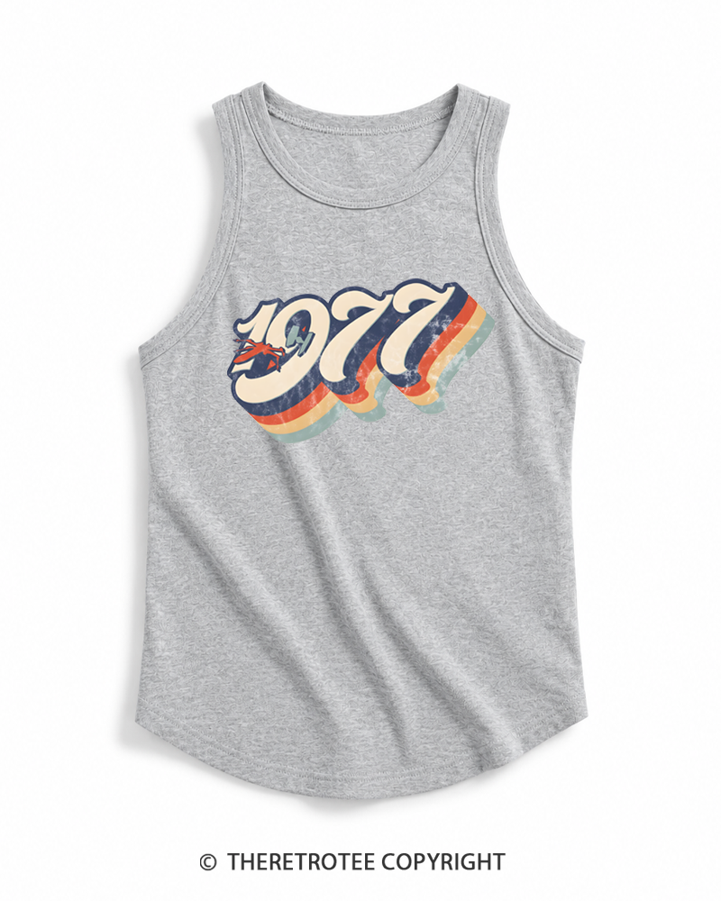 TheRetroTee 1977 Retro Dog Fight Tank Top