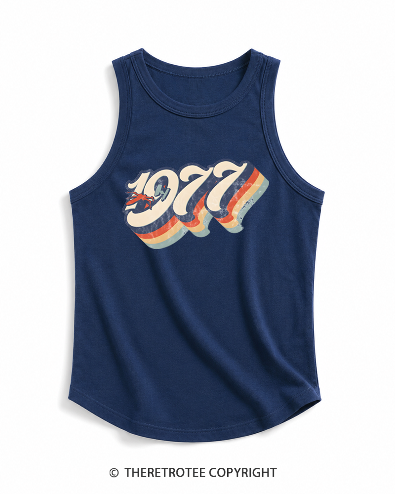 TheRetroTee 1977 Retro Dog Fight Tank Top