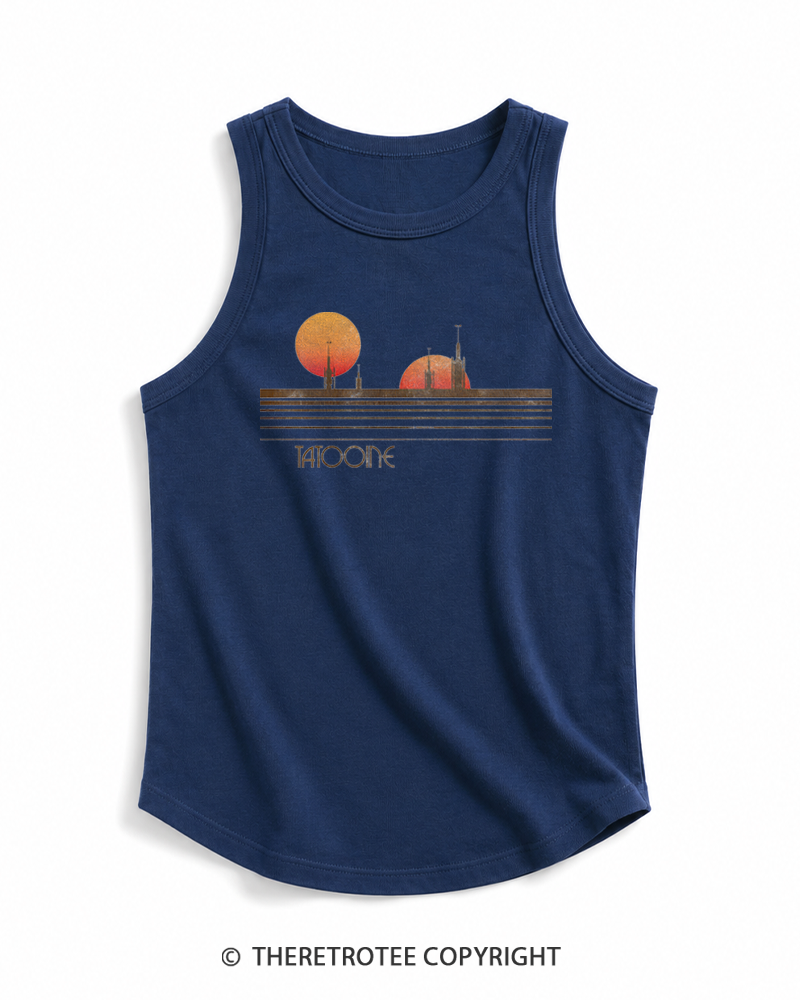 TheRetroTee Galaxy 1980s Tank Top