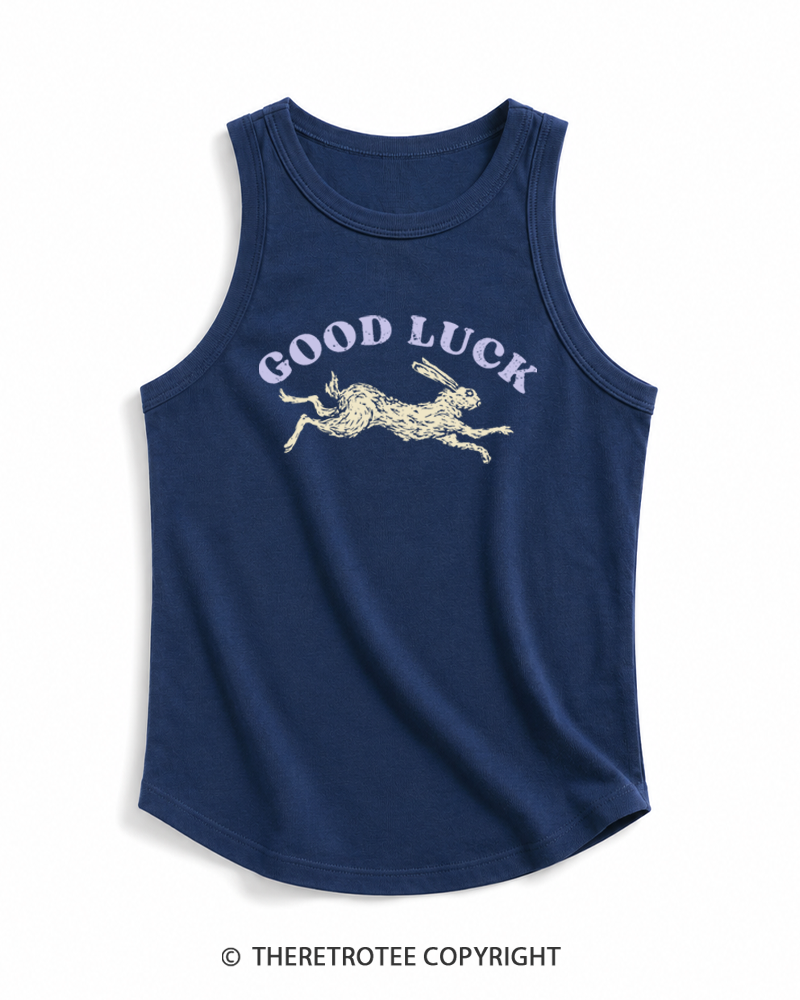 TheRetroTee Good Luck 1970s Tank Top