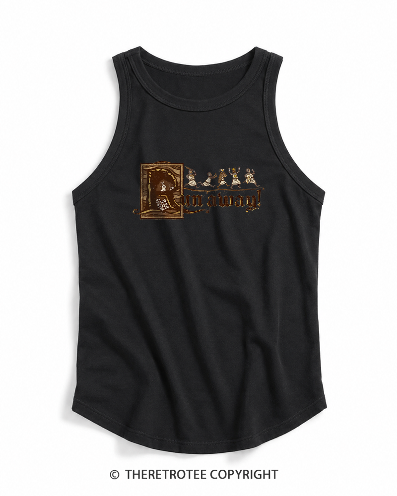 TheRetroTee Run Away 1970s Tank Top