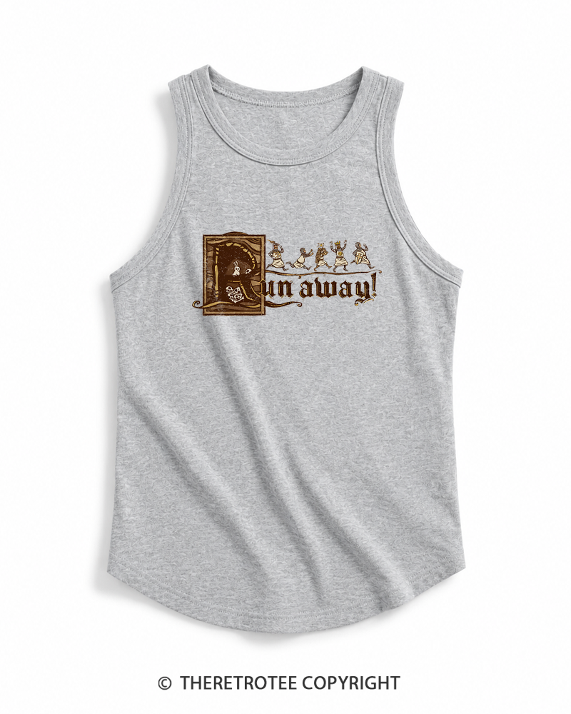 TheRetroTee Run Away 1970s Tank Top