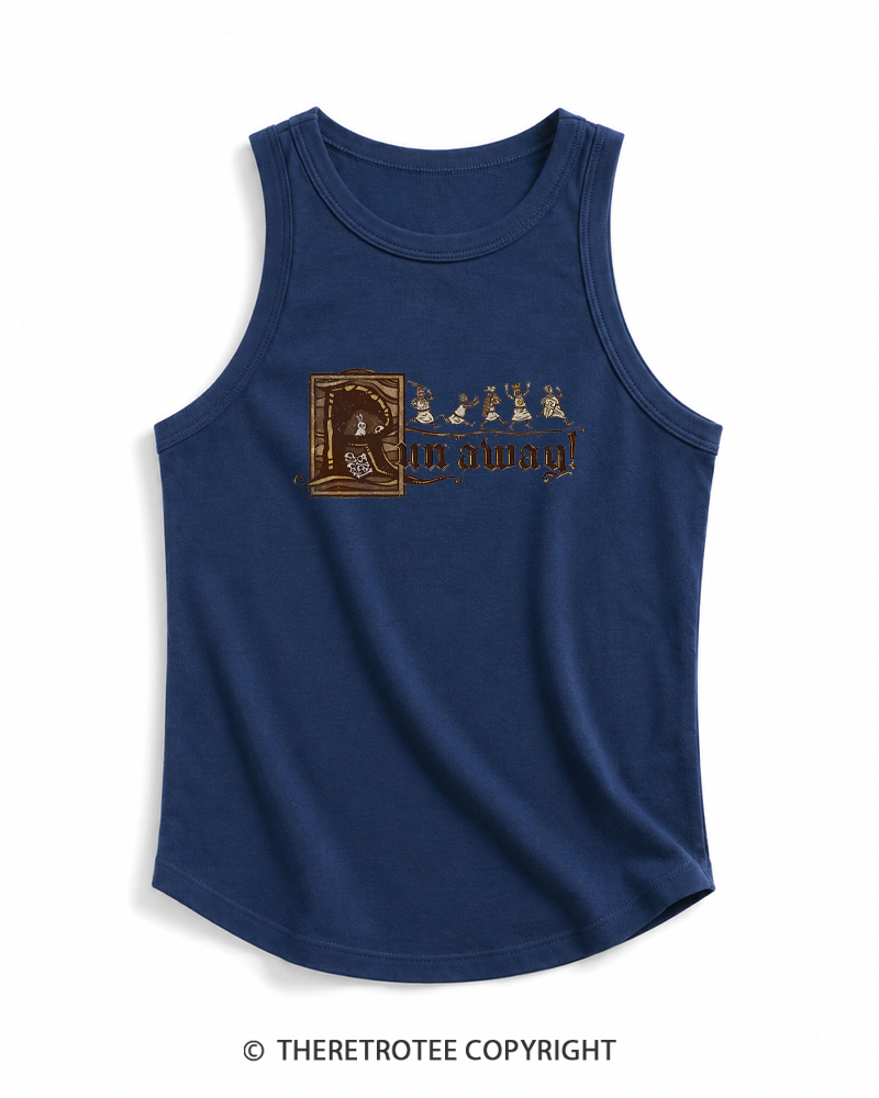 TheRetroTee Run Away 1970s Tank Top