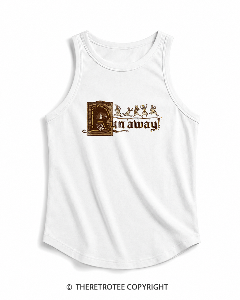 TheRetroTee Run Away 1970s Tank Top